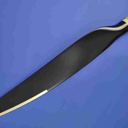 The new blade is a truncated saber