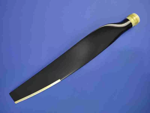 The new blade is a truncated saber