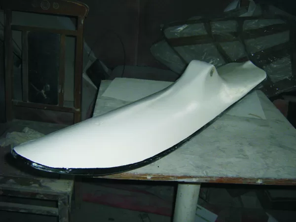 Plastic skis